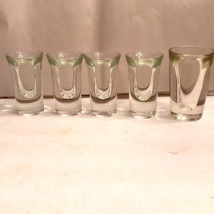 Shot Glasses Clear 5 Total